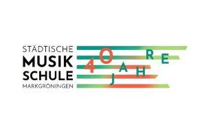 Musikschul-Logo "40 Jahre Musikschule"